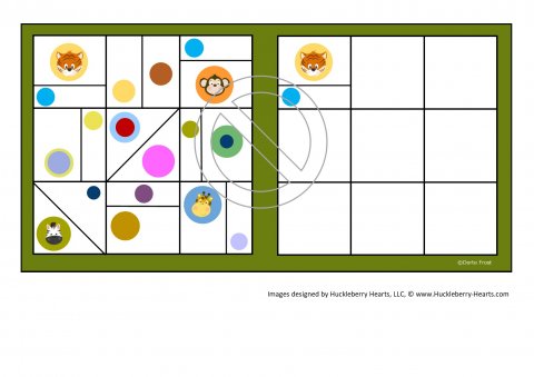 Pletter med dyrehoveder