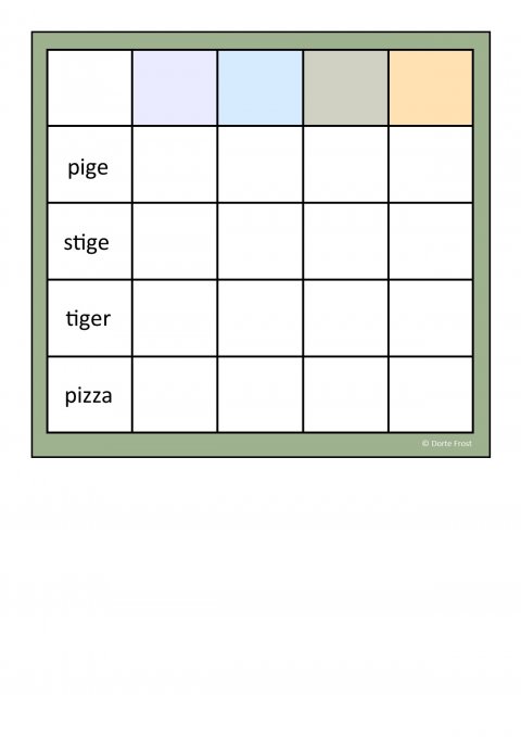 Pige stige tiger pizza