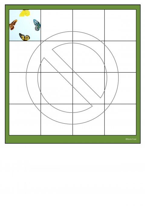 Sommerfugle med baggrund