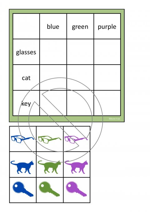 Dbl entrance words colors