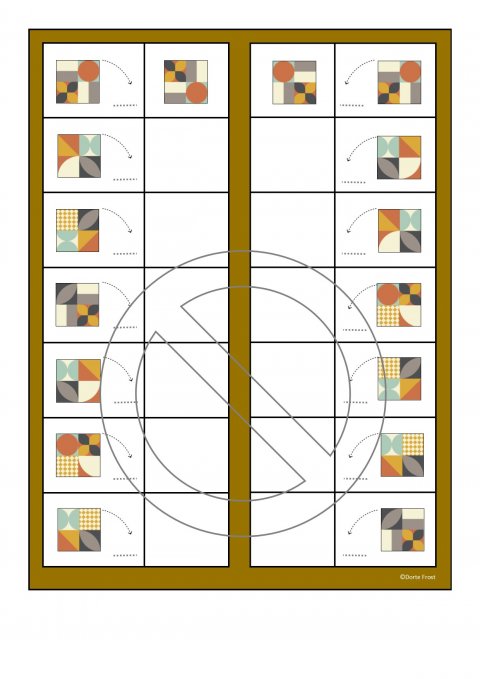 Geometrisk mnster - 2 veje