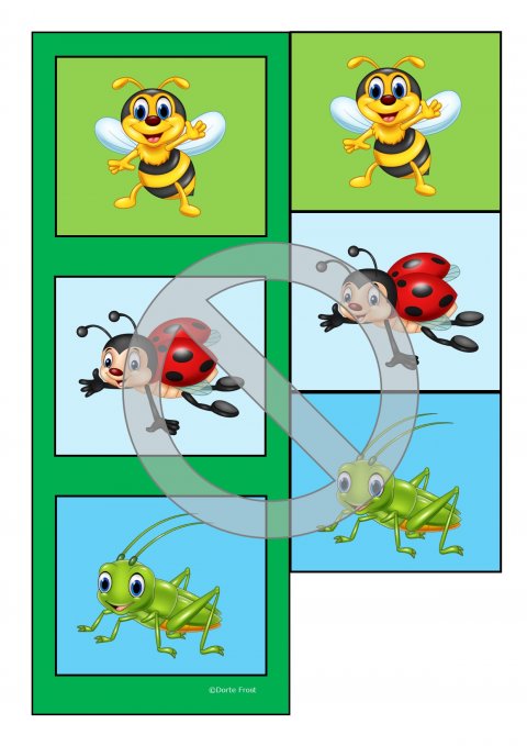 Match ovenp insekter