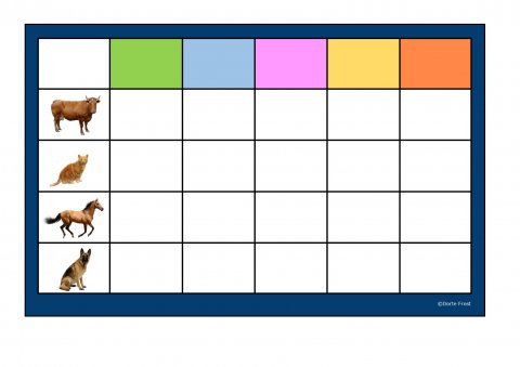 Husdyr kontrastfarver