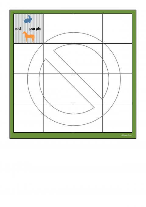 Husdyr farver engelsk