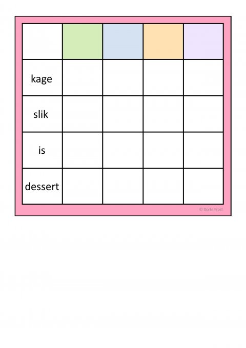 Kage slik is dessert